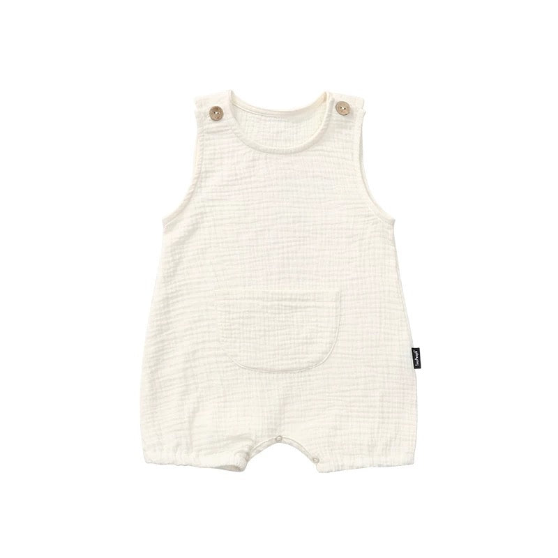 City Stroll Playsuit - Pocket (Milky white)