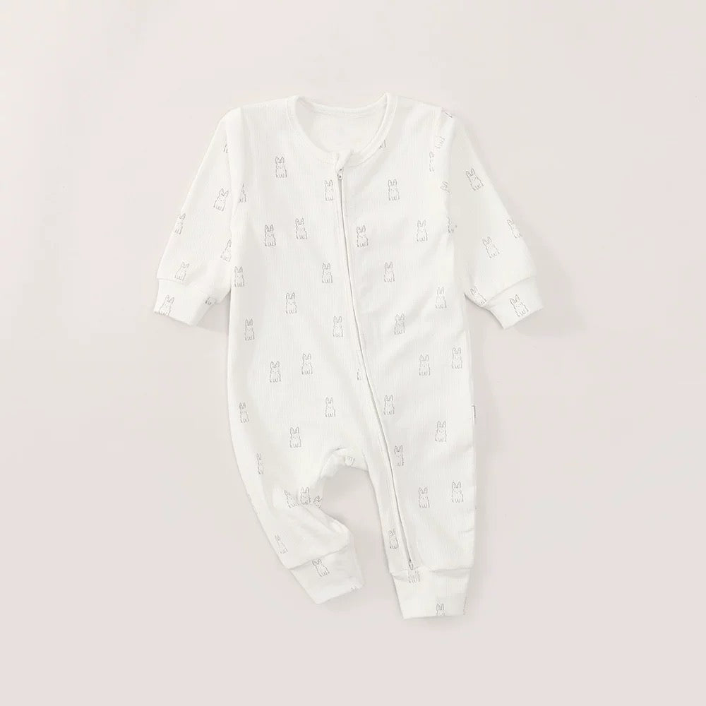 Non-footie Sleepsuit - Rabbit